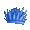 Blue Paper Spiky Hat