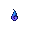 Purple Blue Flame Spiral Arm Tattoo